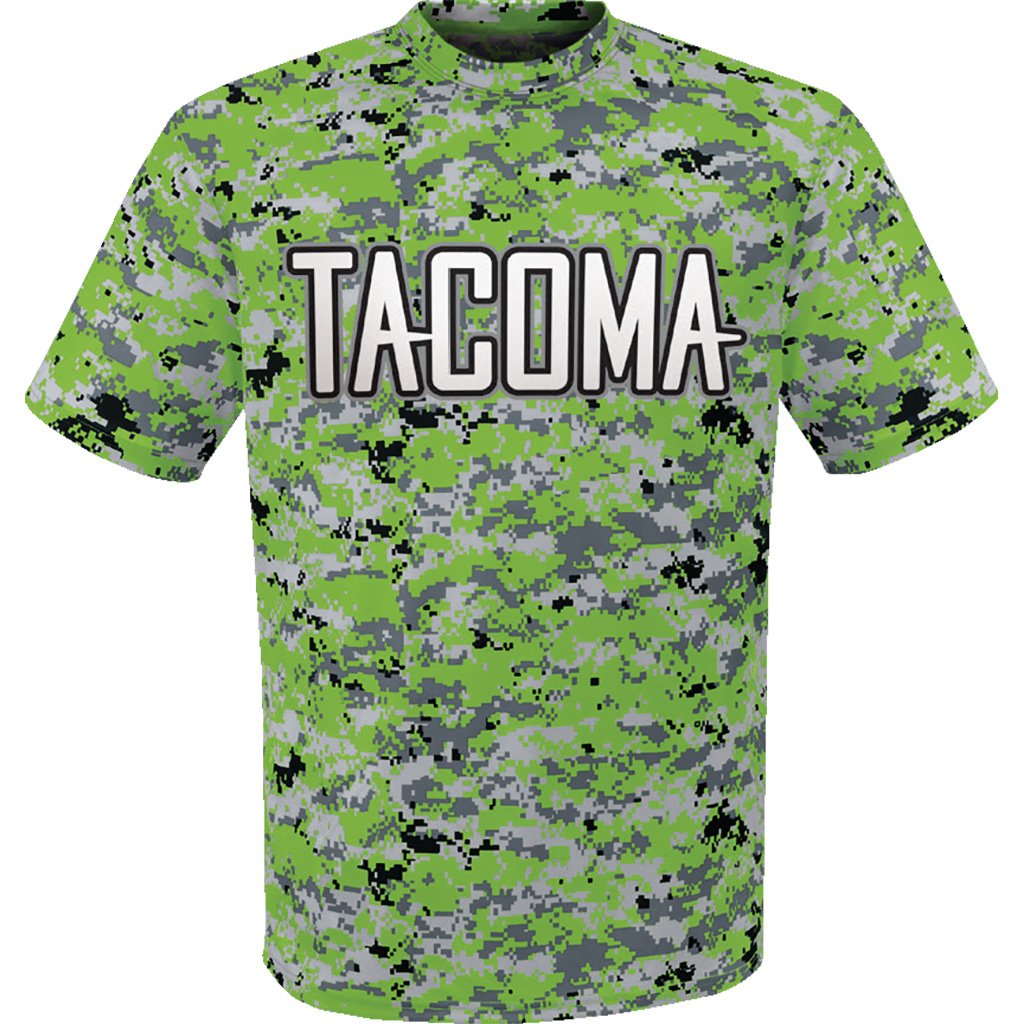 Icon Tigers Blood Green Camo Jersey Size Medium 