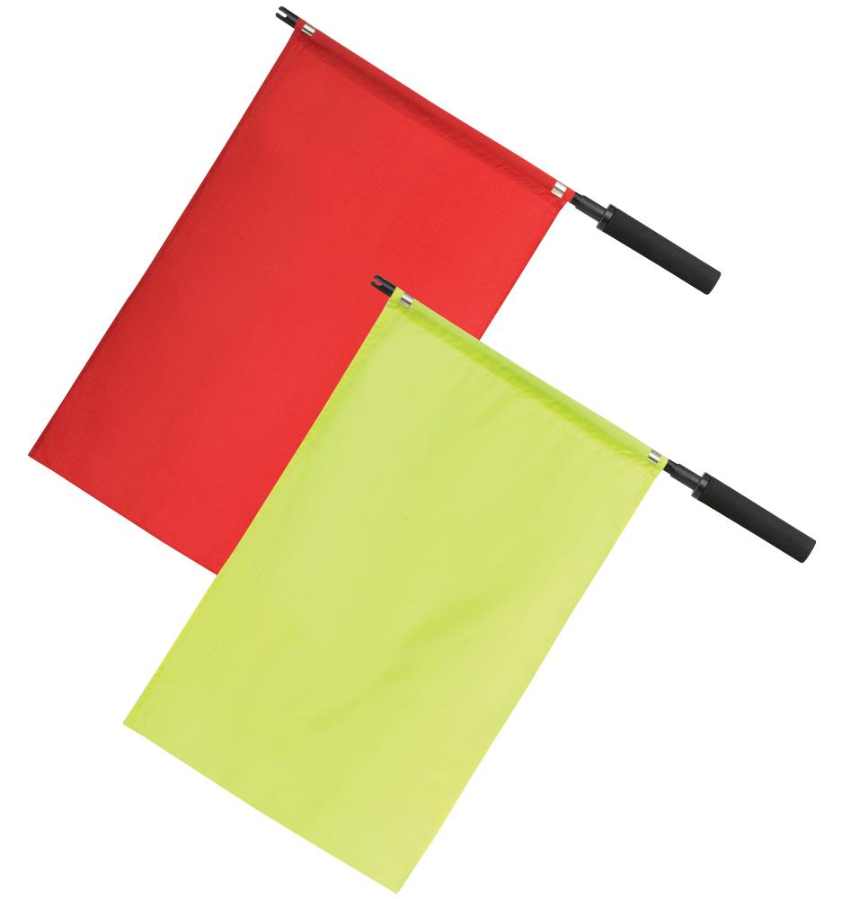 Football Referee Flag with Carry Bag Soccer Linesman Flags Sideline  Equipment