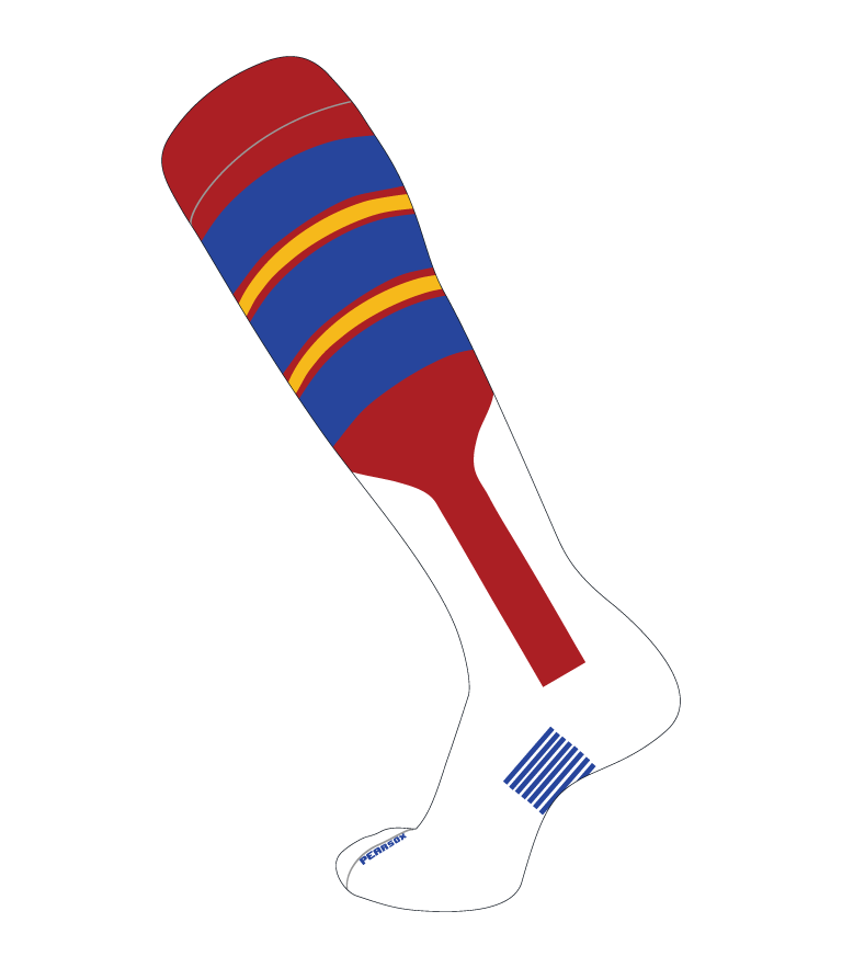 Doubleplay Socks - Three Patches Two Stripes