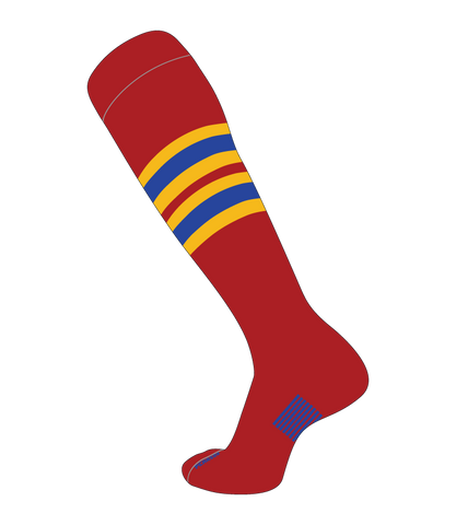 Slugger Socks - Six Stripes on Top