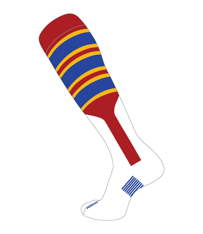 Doubleplay Socks - Three Patches with Stripes