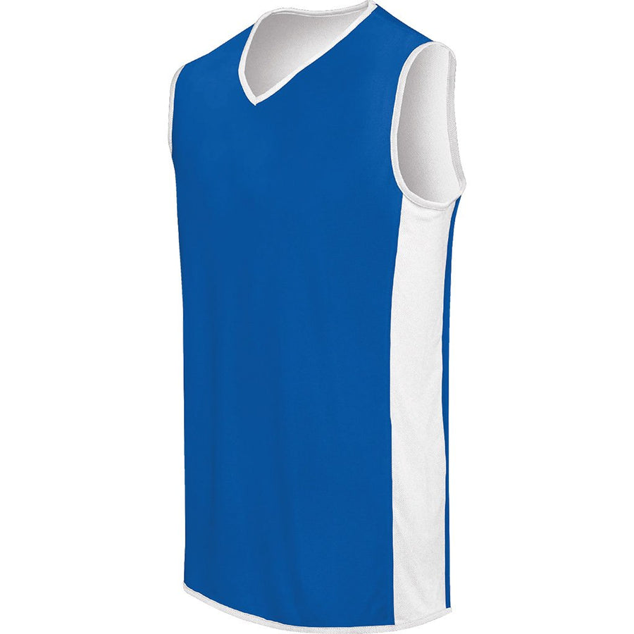 White Blue Custom Adult Youth Reversible Basketball Jerseys | YoungSpeeds Mens